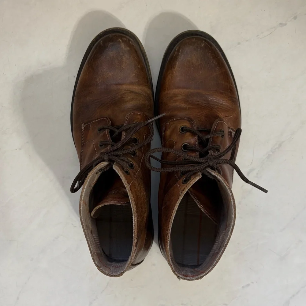 Bed Stu Men’s Size 8 Brown Leather Lace Up Chukka Boots Dress Shoes Formal Party